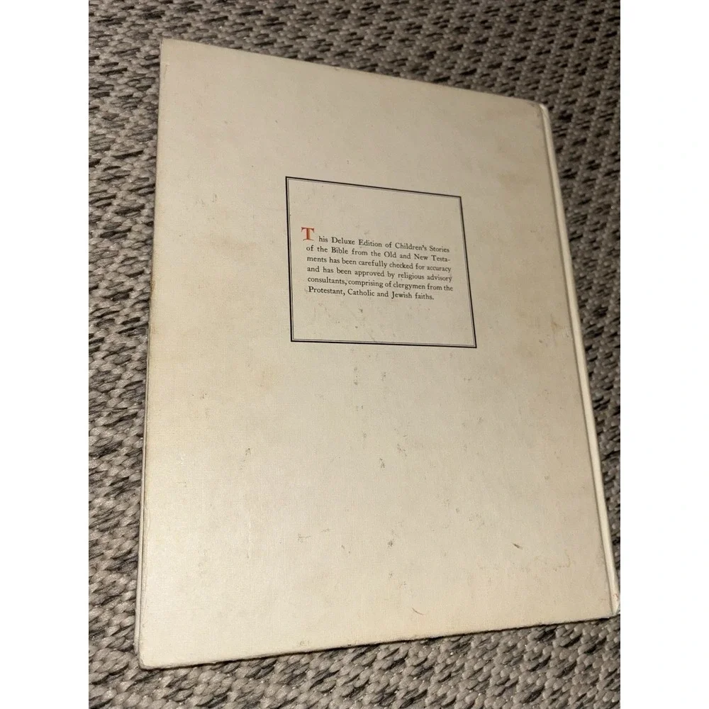 Children's stories of the Bible from Old and New Testaments, Deluxe Ed. 1968
